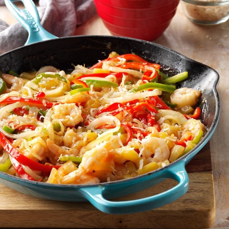 Pineapple Stir-Fry Shrimp